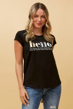 COCO HELLO TSHIRT 24 COCO HELLO TSHIRT -Femme Connection Sales 58473adc4de5d8af7db1b1323678d0ff