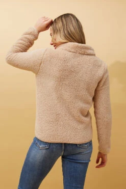 LYN ZIP FRONT FAUX FUR JACKET -Femme Connection Sales 58e4e49fc5d903f5b4434ed414499586