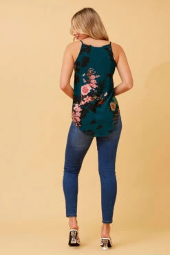 ANTIGUA FLORAL CAMI TOP -Femme Connection Sales 599daa920817fe5e195f53a32b85f261