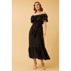 MAXINE OFF SHOULDER MAXI DRESS -Femme Connection Sales 59b995eba024460aaa046ea15b5d19cc