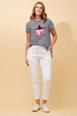 JANJA STUDDED JOGGER PANTS -Femme Connection Sales 59c4a8e175bc081f1c4dc039b3e15fe9