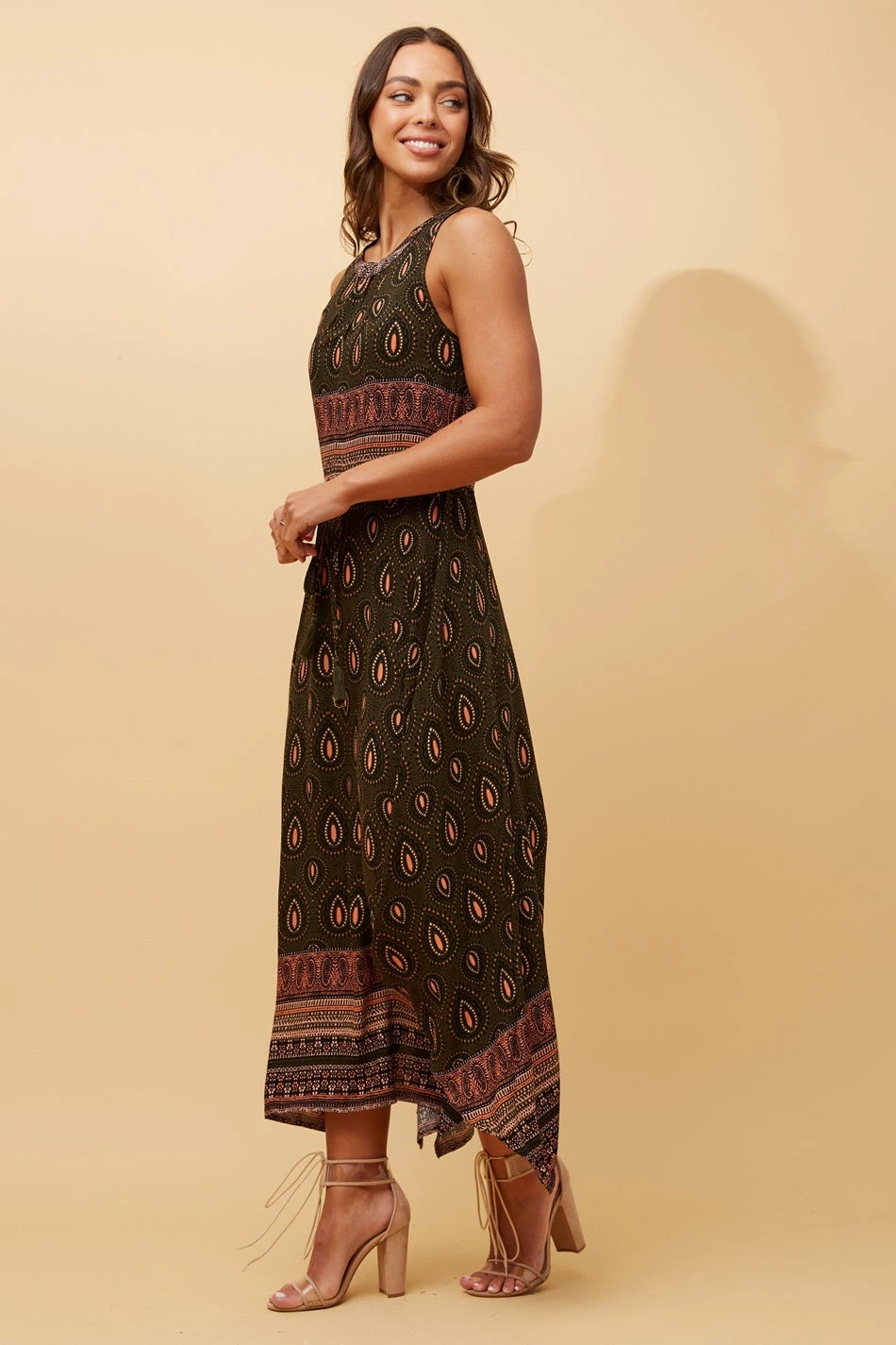 ALLY PAISLEY BOHO MAXI DRESS 4 ALLY PAISLEY BOHO MAXI DRESS - Image 2