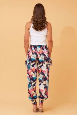ABSTRACT PRINT HAREM PANTS -Femme Connection Sales 59e668cf21822be6583773137d10fb31