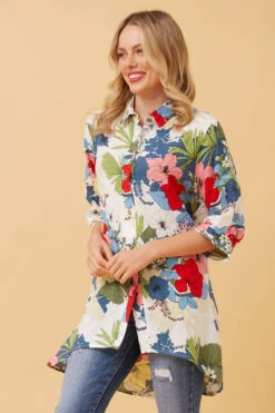 FINCH FLORAL SHIRT -Femme Connection Sales 5b9f0035b313e1e30f49df57a2cb4e7b