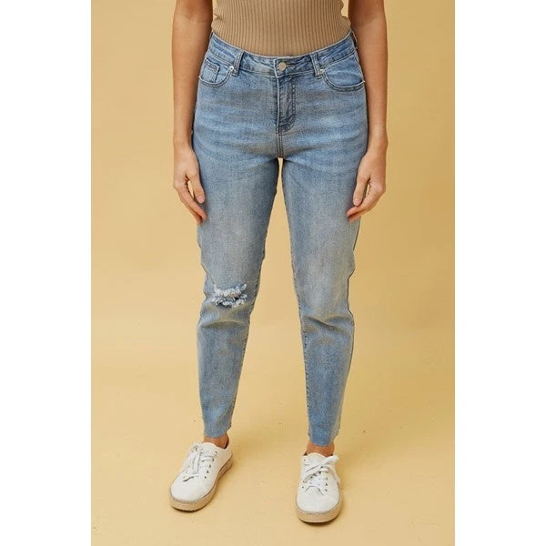 LOMA RIPPED DENIM PANTS 10 LOMA RIPPED DENIM PANTS - Image 8
