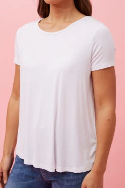 SOLID BASIC TEE -Femme Connection Sales 5c867184c9cd7d859b061ebe82efec11