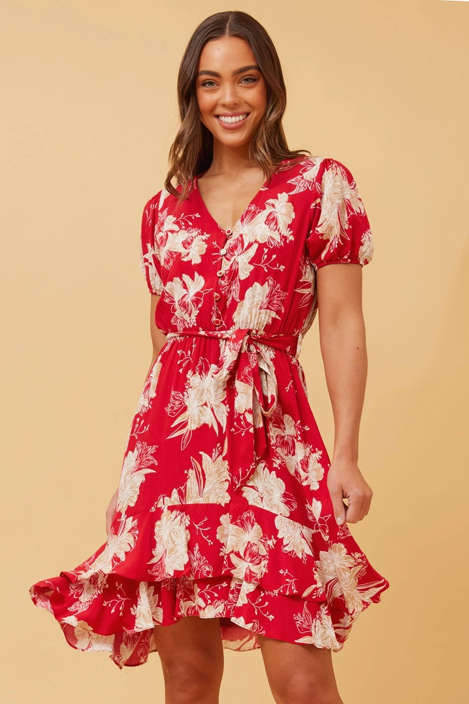 BRENDA FLORAL SHORT DRESS 11 BRENDA FLORAL SHORT DRESS - Image 9