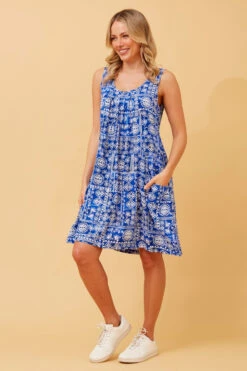 VENICE FLORAL BOHO SHORT DRESS -Femme Connection Sales 5de5d501a9b53e24a30ffa5aa4614eef