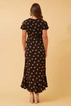 RAMISA POLKA DOT WRAP DRESS -Femme Connection Sales 5ebc142ac4dc2ed2e16f8b6147b1441a