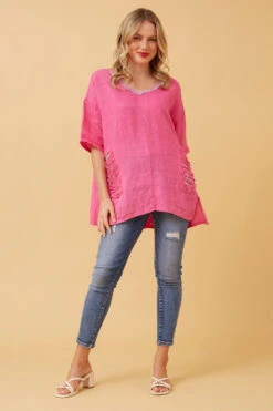 PAM SEQUIN PATCH LINEN TOP -Femme Connection Sales 5f2f338b15125a1aeff18c60c0bbf9a4 2afc9564 ecbd 424f 8f94 cd7eaf52a097
