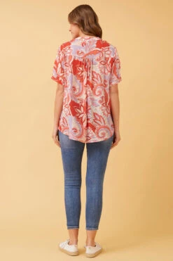 ARCHANA FLORAL BOHO TOP -Femme Connection Sales 5f8bc279577b043d52ef61c13a530465