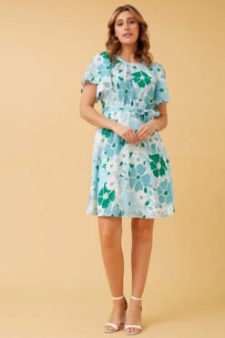 RAELENE FLORAL SHORT DRESS -Femme Connection Sales 5fc6fdacbbd93d6964e9fd8c6aa7ac1c