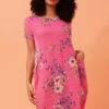 MESSINA FLORAL LINEN DRESS -Femme Connection Sales 60bf63751d8fc6eb15025de8d642518a