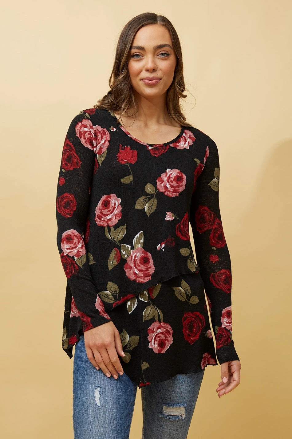 BOBBI FLORAL DOUBLE LAYERED TOP 5 BOBBI FLORAL DOUBLE LAYERED TOP - Image 3