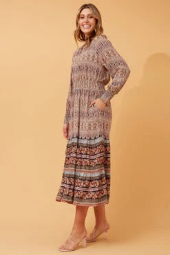 BOHO BORDER DETAIL MAXI DRESS -Femme Connection Sales 60d4fd0b0c82f4ac9feefff9cb5250be