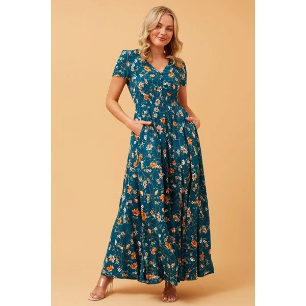 MEGAN FLORAL MAXI DRESS 9 MEGAN FLORAL MAXI DRESS - Image 7