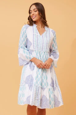 PAGET BOHO TIERED SHORT DRESS -Femme Connection Sales 6196a45fa82b45512e312a531bf14290