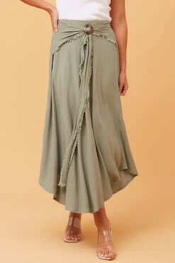ESTRELLA LINEN MIDI SKIRT -Femme Connection Sales 620057a1e92259228ecf2f5436ec56eb