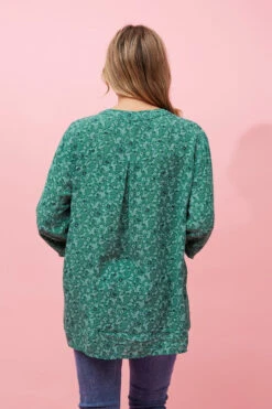 ROSETTA FLORAL SEQUIN DETAIL TOP -Femme Connection Sales 62efff3dadc9b754791ca43f7f3f0667