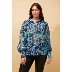 BELLE LONG BALLOON SLEEVE SHIRT -Femme Connection Sales 640b3c68ee3ca4571404e3a703b67989