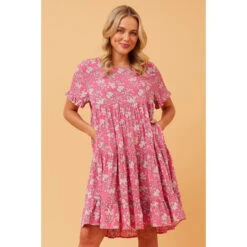 KELLY FLORAL BABYDOLL DRESS -Femme Connection Sales 647a01f5e23fd3a46584f6f5ce4c2c1b