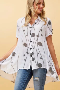 TRISH HI LOW HEM TUNIC -Femme Connection Sales 64cd3faf5e5aa0f26a4e4e4f91e2bc3b