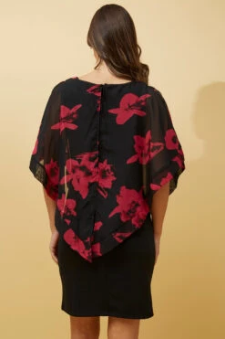 KYLIE FLORAL COLD SHOULDER DRESS -Femme Connection Sales 65b014a9b9ed71c3f4d6182a80a19658