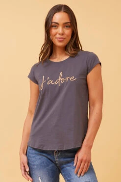 COCO JADORE GRAPHIC TEE -Femme Connection Sales 65b6325f92c3a829f888722ae843eb82