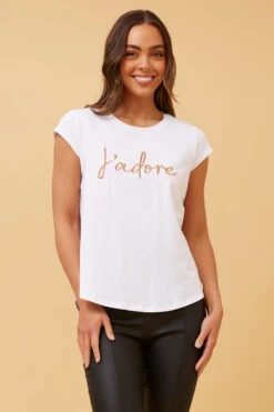 COCO JADORE GRAPHIC TEE -Femme Connection Sales 662deb6f38f347bece63d1d4539db539