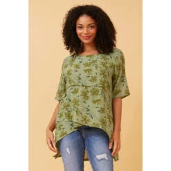 RUTH DOUBLE LAYER FLORAL TOP -Femme Connection Sales 66568e66747e440712510c25dd421de8