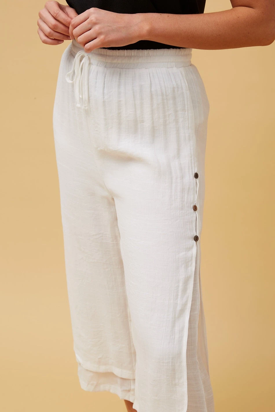 DAMIANA BUTTON DETAIL CULOTTES 13 DAMIANA BUTTON DETAIL CULOTTES - Image 11