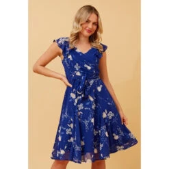 SANDRA FLORAL SHORT DRESS -Femme Connection Sales 67c6122293d9a59fd9773d28c962c3d8