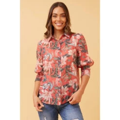 ISHLA FLORAL SHIRT -Femme Connection Sales 68bf4bbcee29823adf2d088ff2c11f4b