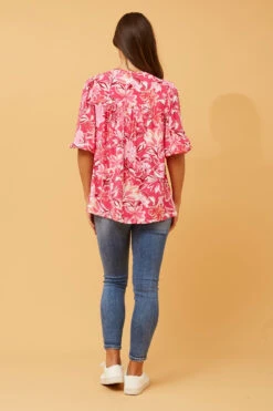 SELENA FLORAL PUFF SLEEVE SHIRT 16 SELENA FLORAL PUFF SLEEVE SHIRT -Femme Connection Sales 6965dbd54c7809d922ec5682dce41407