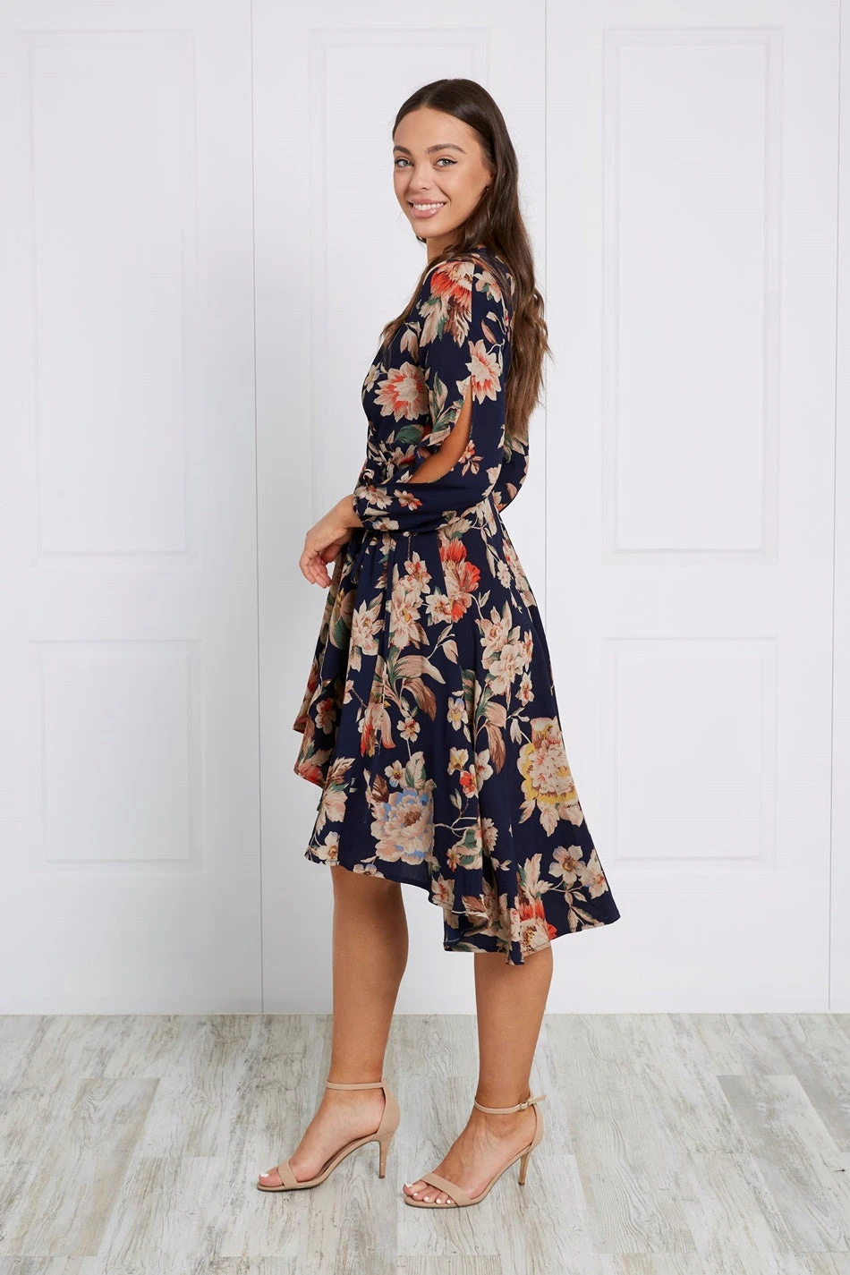 FLORAL WRAP DRESS 13 FLORAL WRAP DRESS - Image 11
