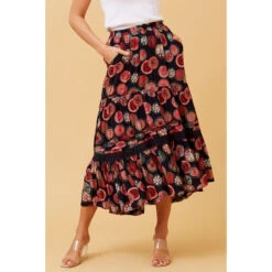 QUINN BOHO TIERED MIDI SKIRT 19 QUINN BOHO TIERED MIDI SKIRT -Femme Connection Sales 6ae63422d14928dd1e807020c0e5e63f