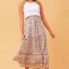 Stella CODY FLORAL BOHO MAXI SKIRT 2 Stella CODY FLORAL BOHO MAXI SKIRT -Femme Connection Sales 6afb8d0dab7661020c01b56b98229f17