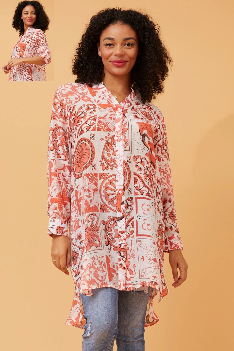 JANSON BOHO HI LOW TUNIC 10 JANSON BOHO HI LOW TUNIC - Image 8