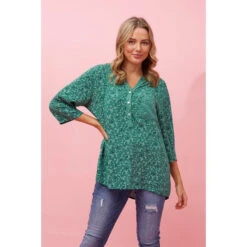 ROSETTA FLORAL SEQUIN DETAIL TOP -Femme Connection Sales 6c387d358581a75dd266c978dadd6f43
