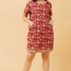 BELITA FLORAL SHIFT DRESS