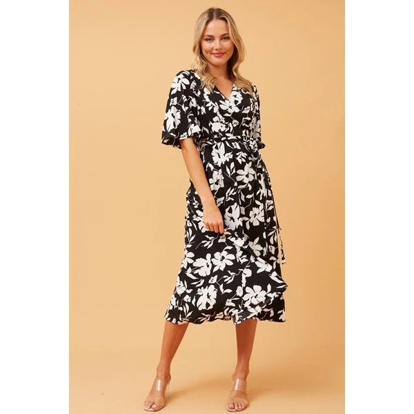 AVALON FLORAL MIDI WRAP DRESS 11 AVALON FLORAL MIDI WRAP DRESS - Image 9