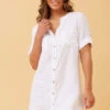 GRAZIA LINEN SHORT DRESS 1 GRAZIA LINEN SHORT DRESS -Femme Connection Sales 6d49420f3cb96c79a8bfac3b7f8fb05e