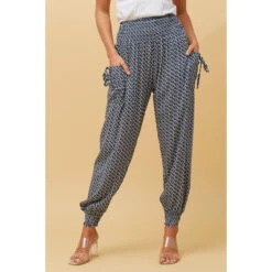 GEOMETRIC PRINT HAREM PANTS 17 GEOMETRIC PRINT HAREM PANTS -Femme Connection Sales 6dd4c829e861fcd7ff71229f66dd9e37