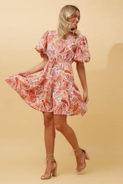 TAMIA PAISLEY BOHO SHORT DRESS 15 TAMIA PAISLEY BOHO SHORT DRESS -Femme Connection Sales 6de2521b65311472bcfb53c6105c6a99