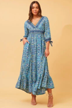 Stella JASMINE PAISLEY BOHO MAXI DRESS