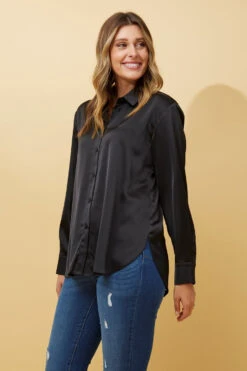 ALITA SATIN SHIRT -Femme Connection Sales 6ed1f183443e3509ffdbb2e0c80a85f8