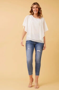 LEILANI SPLIT SLEEVE TOP -Femme Connection Sales 6f80b8e955d3e5467897d6b58696c9ba