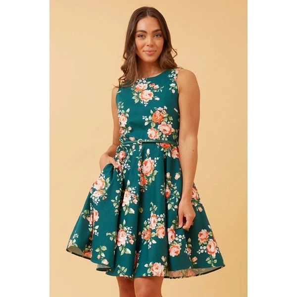 TILLY FLORAL SHORT DRESS 10 TILLY FLORAL SHORT DRESS - Image 8