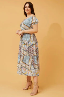 PERSIA PATCHWORK BOHO MIDI DRESS 9 PERSIA PATCHWORK BOHO MIDI DRESS -Femme Connection Sales 70004c7b43c43dde27f34acbe2377250