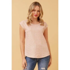 SHELLY FOIL PRINT SHELL TOP 24 SHELLY FOIL PRINT SHELL TOP -Femme Connection Sales 7014081e7bdcd7beb07ca0a41d16f161